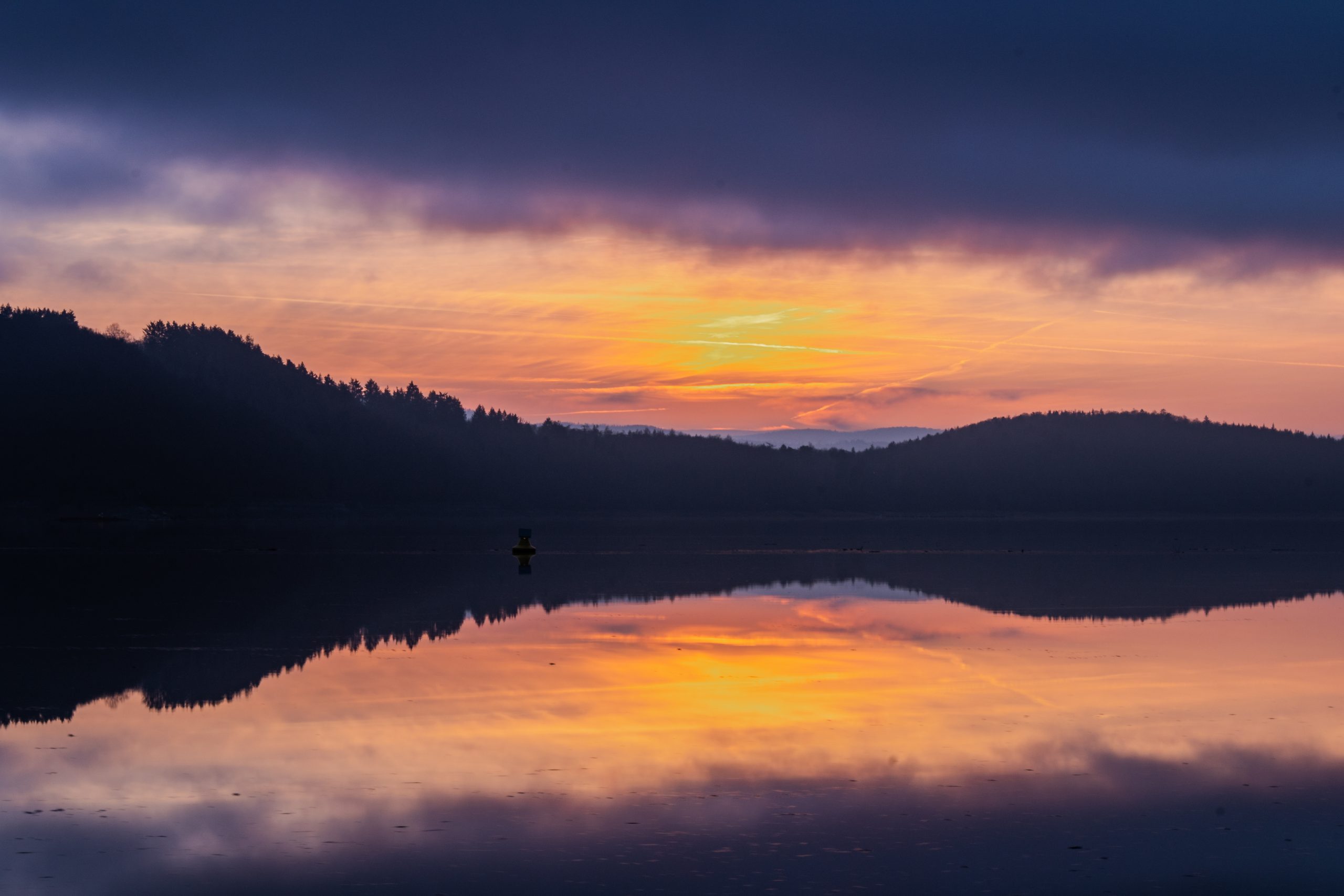 Der wunderschöne Nachthimmel vom Edersee